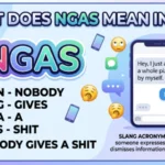 what does ngas mean in text