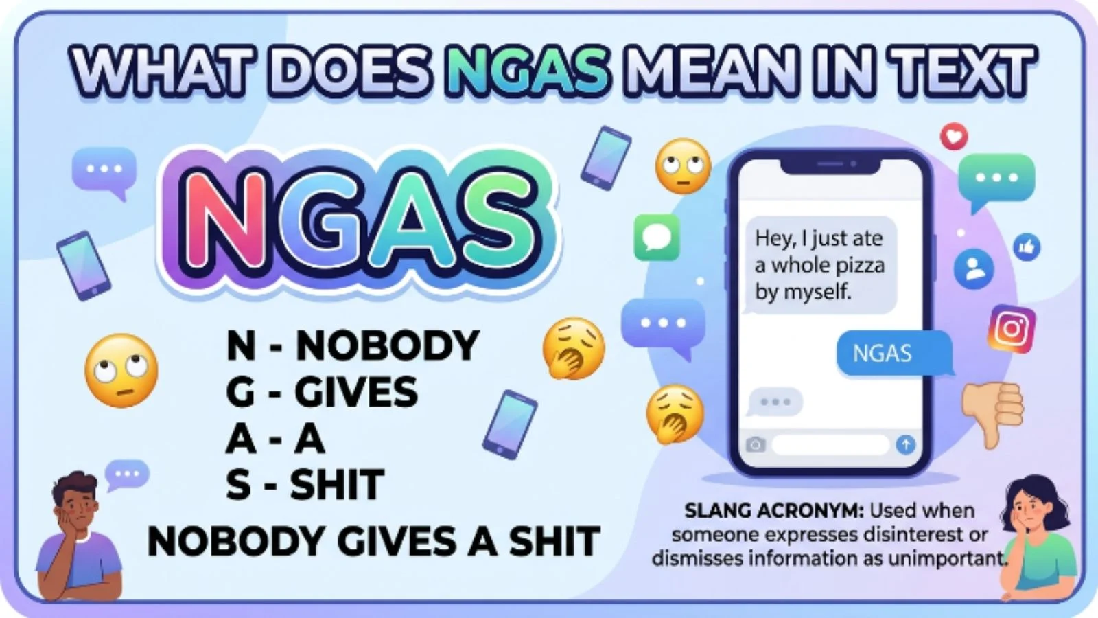 what does ngas mean in text