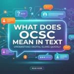 what does ocsc mean in text