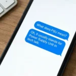 what does psu mean in text