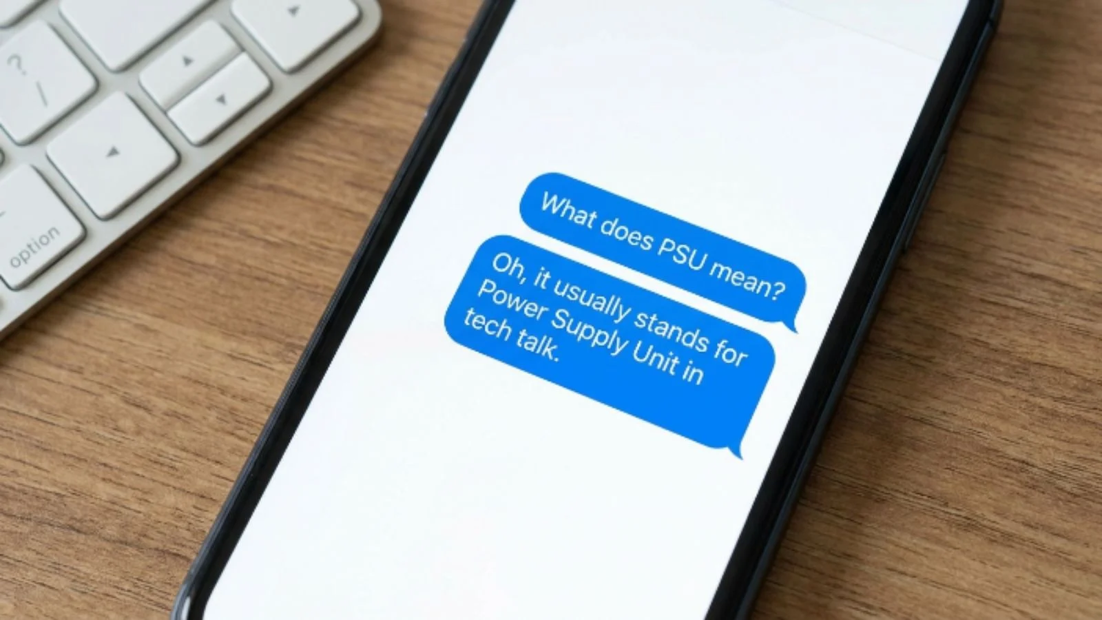 what does psu mean in text