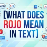 what does rojo mean in text