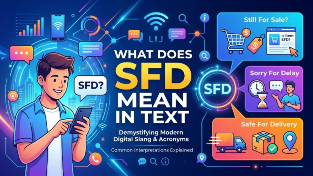 what does sfd mean in text