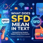 what does sfd mean in text