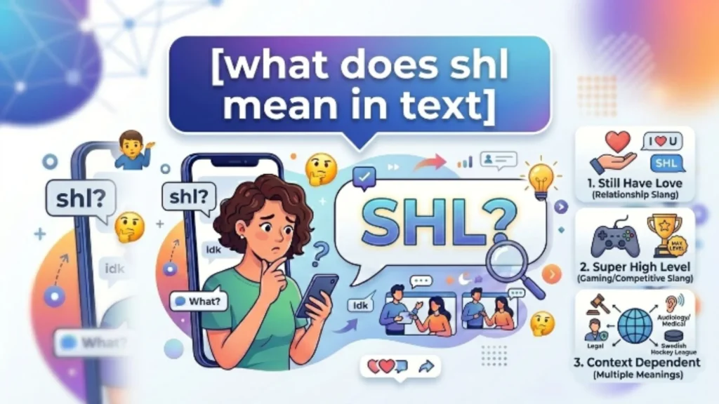 what does shl mean in text
