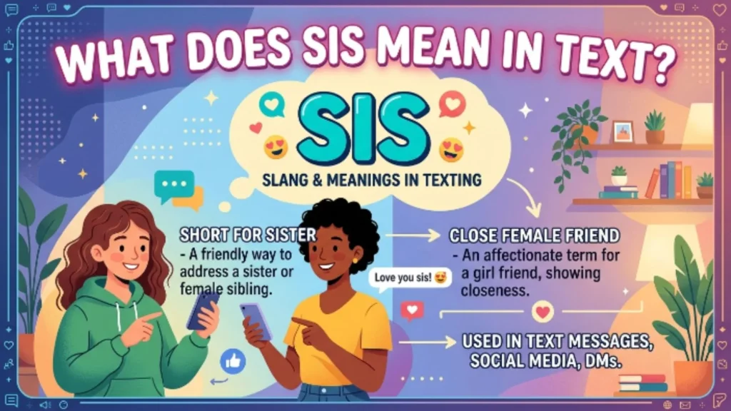what does sis mean in text