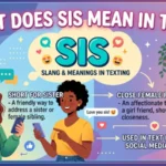 what does sis mean in text