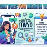 what does twy mean in text