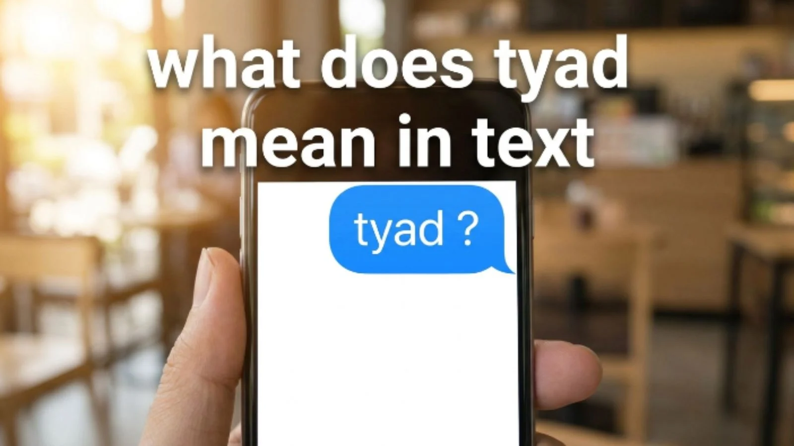 what does tyad mean in text