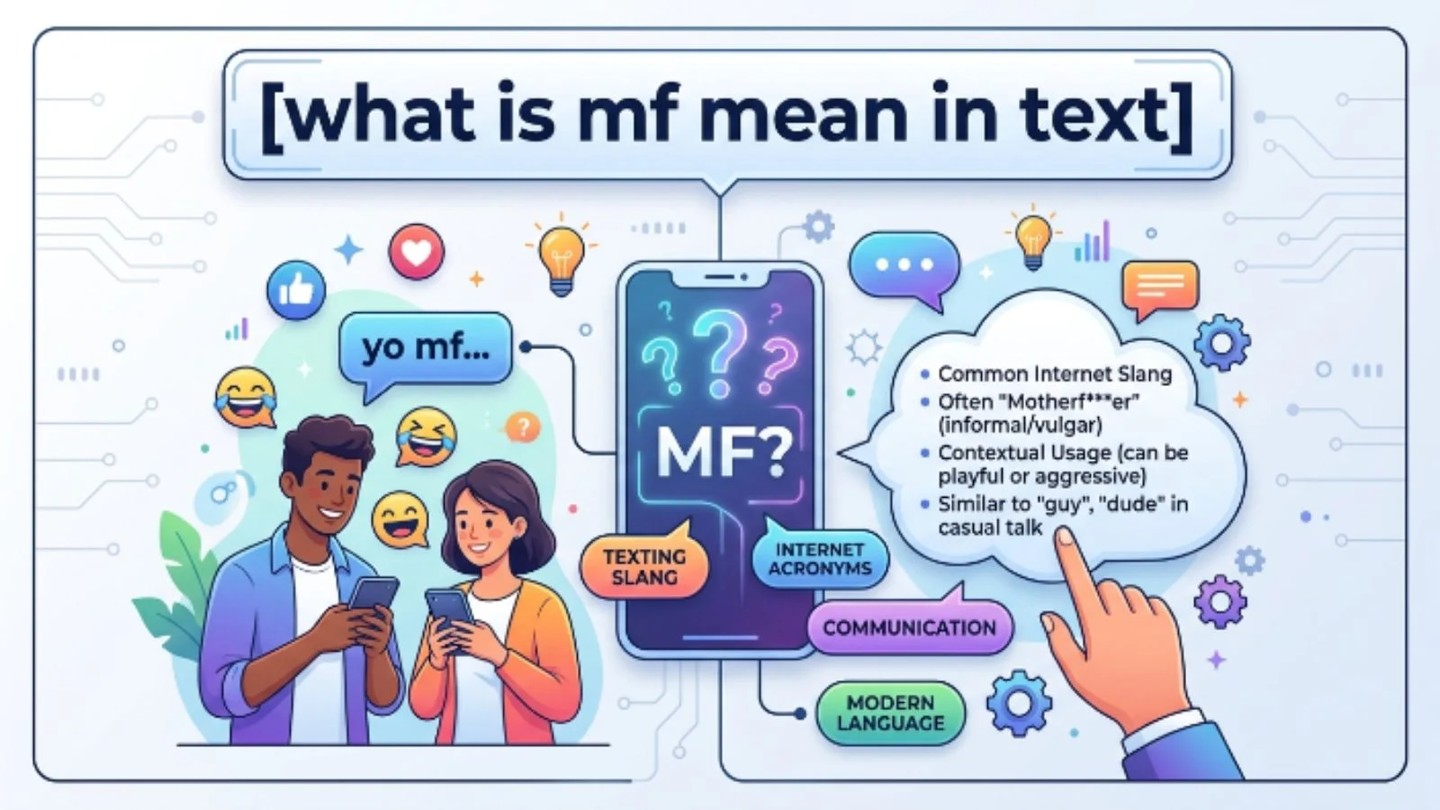 what is mf mean in text