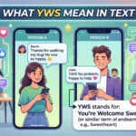 what yws mean in text