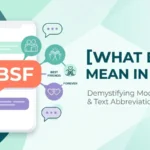 what bsfs mean in text
