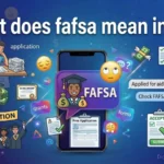 what does fafsa mean in text