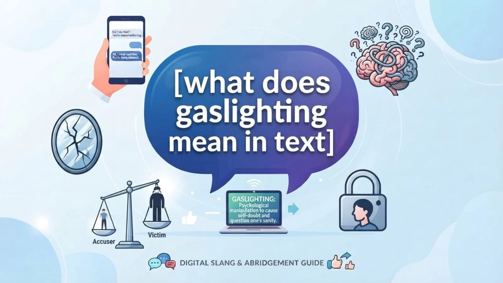 what does gaslighting mean in text