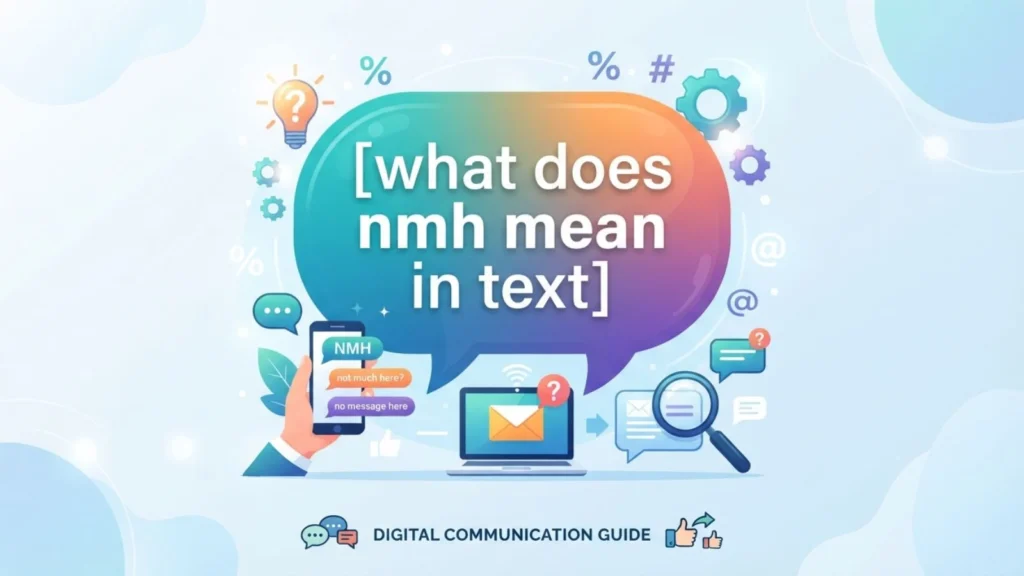 what does nmh mean in text