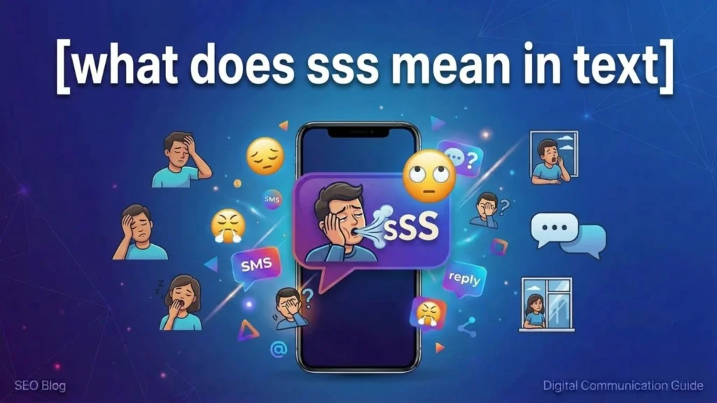 what does sss mean in text