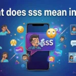what does sss mean in text