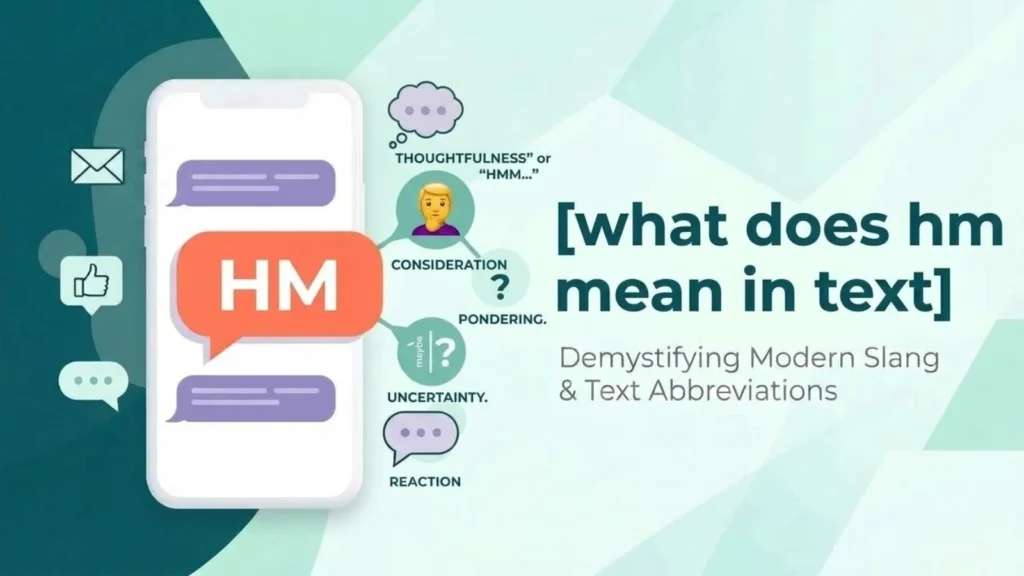 whats does hm mean in text